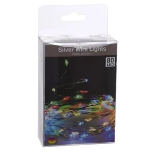 Drut świetny kolorowy, 80 LED - Oświetlenie świąteczne - miniaturka - grafika 1
