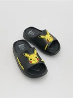 Buty dla chłopców - Reserved - Klapki Pokémon - czarny - miniaturka - grafika 1