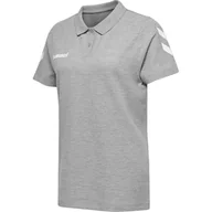 Tenis ziemny - Koszulka tenisowa polo damska Hummel Go Cotton Polo Woman - miniaturka - grafika 1
