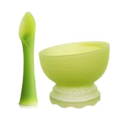 Miseczki i talerzyki dla dzieci - Ola Baby, Zestaw startowy, łyżeczka + miseczka - miniaturka - grafika 1