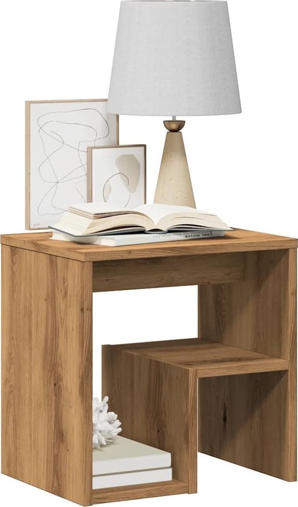vidaXL vidaXL Szafki nocne, 2 szt., dąb artisian, 40x30x40 cm