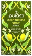 Suplementy naturalne - Pukka Herbs Herbata o smaku cytrynowym z mniszkiem i pokrzywą Clean Matcha - 2877-0 - miniaturka - grafika 1
