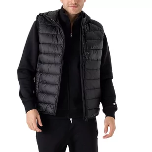 Bezrękawnik Champion Hooded Full Zip Vest 219185-KK001 - czarna - Kamizelki męskie - miniaturka - grafika 1