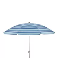 Parasole - Parasol plażowy łamany Derby Como średnica 160 cm, niebieski - miniaturka - grafika 1