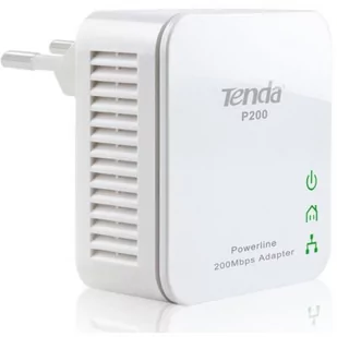 Tenda Adapter Powerline Tenda P200 STARTER KIT 2x Powerline adapter AV200 1x LAN 10/100 P200 KIT - Patchcordy - miniaturka - grafika 1