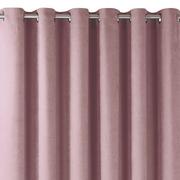Zasłony - Zasłona MILANA kolor różowy styl klasyczny srebrne przelotki metalowe srebrne szenila 280x245 homede - CURT/HOM/MILANA/CHENILLE/ - miniaturka - grafika 1