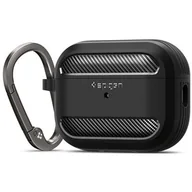 Akcesoria do słuchawek - Apple Spigen Etui Spigen Rugged Armor do Airpods Pro Matte Black ASD00540 - miniaturka - grafika 1