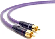 Kable komputerowe i do monitorów - Kabel Melodika RCA Cinch x2 - RCA Cinch x2 25m fioletowy - miniaturka - grafika 1