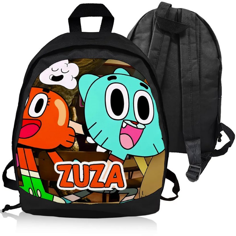 Plecak Personalizowany GUMBALL z NADRUKIEM IMIENIA - Idealny na Prezent!