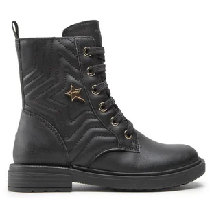 Botki Geox J Eclair G. N J269QN 000BC C9999 S Czarny - Buty dla dziewczynek - miniaturka - grafika 1