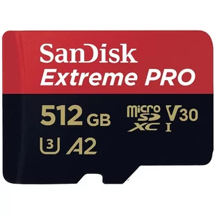 Karta Sandisk Extreme Pro Microsdxc 512Gb 170/90 Mb/S A2 C10 V30 Uhs-I U3 - Karty pamięci - miniaturka - grafika 1