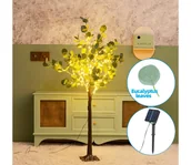 Lampy ogrodowe - Aigostar - LED Solarna dekoracja 150xLED/3,2m IP65 ciepła biel eukaliptus - miniaturka - grafika 1