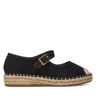 Espadryle damskie - Espadryle DeeZee Q88-512-1 Czarny - miniaturka - grafika 1