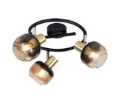 Lampy sufitowe - Prezent 27515 - Oświetlenie punktowe PEGAS 3xE14/40W/230V czarny/dymny - miniaturka - grafika 1