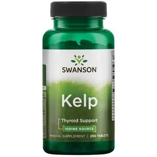 Swanson Kelp (Jod organiczny), 225 mcg, 250 tabletek - Witaminy i minerały - miniaturka - grafika 1