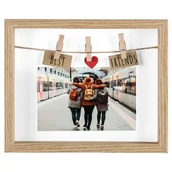 Ramki na zdjęcia - Ramka HAMA Galeria Best Friends 22.5x18.5 Dębowy - miniaturka - grafika 1