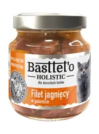 Mokra karma dla kotów - Basttet'o Holistic filet jagnięcy w galerecie dla kotów 130g - miniaturka - grafika 1