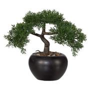 Sztuczne kwiaty - Sztuczne bonsai Cedr, 26 cm - miniaturka - grafika 1