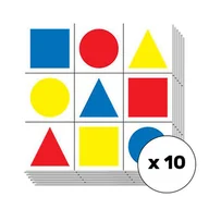 Tarcze i kulochwyty - Tarcza strzelecka figury geometryczne - 10 szt. - miniaturka - grafika 1