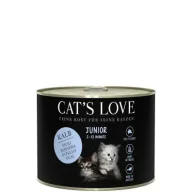 Mokra karma dla kotów - Cats Love Junior Kalb - cielęcina z olejem z łososia 200 g - miniaturka - grafika 1