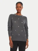 Swetry damskie - Lola Casademunt by Maite Sweter MF2511012 Szary Regular Fit - miniaturka - grafika 1