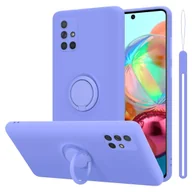 Etui i futerały do telefonów - Pokrowiec Do Samsung Galaxy A51 4G / M40s w LIQUID JASNY FIOLET Etui TPU Obudowa Ochronny Case Cover Plecki Cadorabo - miniaturka - grafika 1