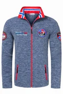 Bluzy męskie - Nebulus Polar OFFBACK męski granatowy 2XL - miniaturka - grafika 1