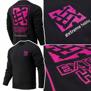 Bluza Bawełniana Męska Bez Kaptura Extreme Hobby Flash Róż R. Xxl - Bluzy męskie - miniaturka - grafika 1
