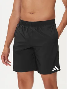 adidas Szorty kąpielowe JX2666 Czarny Regular Fit - Kąpielówki męskie - miniaturka - grafika 1