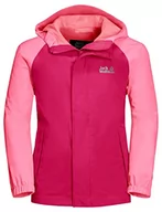 Kurtki i płaszcze dla chłopców - Jack Wolfskin Dziecięca Kurtka Tucan Kids Oddychająca Kurtka Przeciwdeszczowa, Orchid, 92 - miniaturka - grafika 1