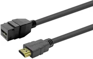 Złącza, przejściówki, adaptery - Keystone Black HDMI Female to HDMI Male - miniaturka - grafika 1