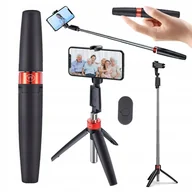 Selfie stick - MINI STATYW Z PILOTEM BLUETOOTH SELFIE STICK 2W1 - miniaturka - grafika 1