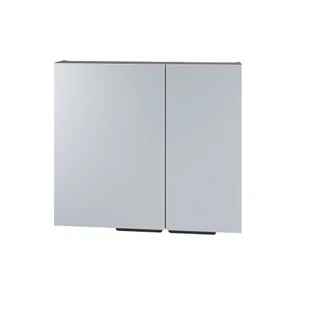 Szafka łazienkowa wisząca z lustrem Devo Vena Arte 2.0 80 cm prawa grey nordic wood VA2-SWL2DP80-F109L09 - Szafki łazienkowe - miniaturka - grafika 1