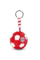 Plecaki - Breloczek FC BAYERN MONACHIUM Piłka nożna 6 cm czerwona - Pluszowy towarzysz ze zrównoważonej produkcji przytulanka zwierzęca z kółkiem na klucze do smyczy, torby albo plecaka - miniaturka - grafika 1