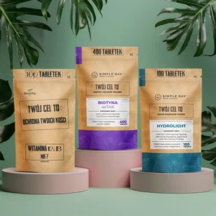 Zestaw: Lekka, piękna, zdrowa - Suplementy naturalne - miniaturka - grafika 1