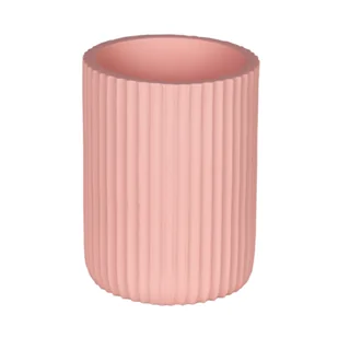 Kubek CREMA 7 x 10 cm różowy - Kubki na szczoteczki do zębów - miniaturka - grafika 1