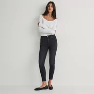 Spodnie damskie - Reserved - Jeansy typu sculpt - Szary - miniaturka - grafika 1