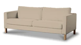 Dekoria pl pl Pokrowiec na sofę Karlstad 3-osobową nierozkładaną krótki Caffe Latte beżowy) 204 x 89 x 64 cm Cotton Panama 615-702-01 - Pokrowce na meble - miniaturka - grafika 1
