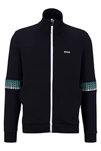 BOSS Men's Skaz 1 Bluza męska, ciemnoniebieska 402, XL, Dark Blue402., XL - Bluzy męskie - miniaturka - grafika 1