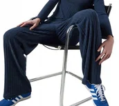 Spodnie damskie - NOISY MAY GRANATOWE SPODNIE CASUAL PROSTE DŁUGIE M X_A - miniaturka - grafika 1