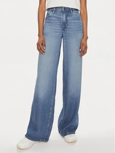 Wrangler Jeansy World Wide 112352301 Niebieski Wide Leg - Spodnie damskie - miniaturka - grafika 1