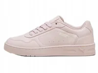 Sneakersy damskie - Buty Damskie Puma Court Classy 395021-12 Sneakersy Sportowe Różowe 35,5 - miniaturka - grafika 1
