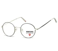 Okulary korekcyjne, oprawki, szkła - Oprawki korekcyjne okulary optyczne lenonki MM584 srebrny/czarny - miniaturka - grafika 1