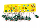 Breloki - Choinka Świąteczny Brelok Do Kluczy Zestaw 12Szt - miniaturka - grafika 1