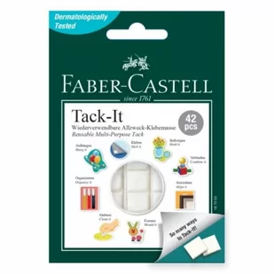 Faber Castell Masa mocująca TACK-IT 30gr biała /187053 FC/ AM579 - Artykuły biurowe - miniaturka - grafika 1