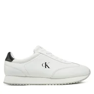 Sneakersy męskie - Sneakersy Calvin Klein Jeans Runner Laceup Tc YM0YM01187 Biały - miniaturka - grafika 1