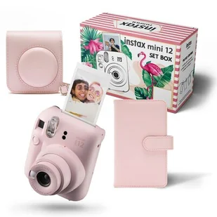 FUJIFILM Instax mini 12 Set Box (album + etui) Różowy - Aparaty natychmiastowe - miniaturka - grafika 1
