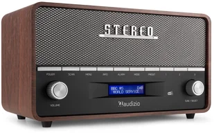 Audizio radio stereo z budzikiem Corno DAB+ FM BT szary one size - Radioodtwarzacze - miniaturka - grafika 1
