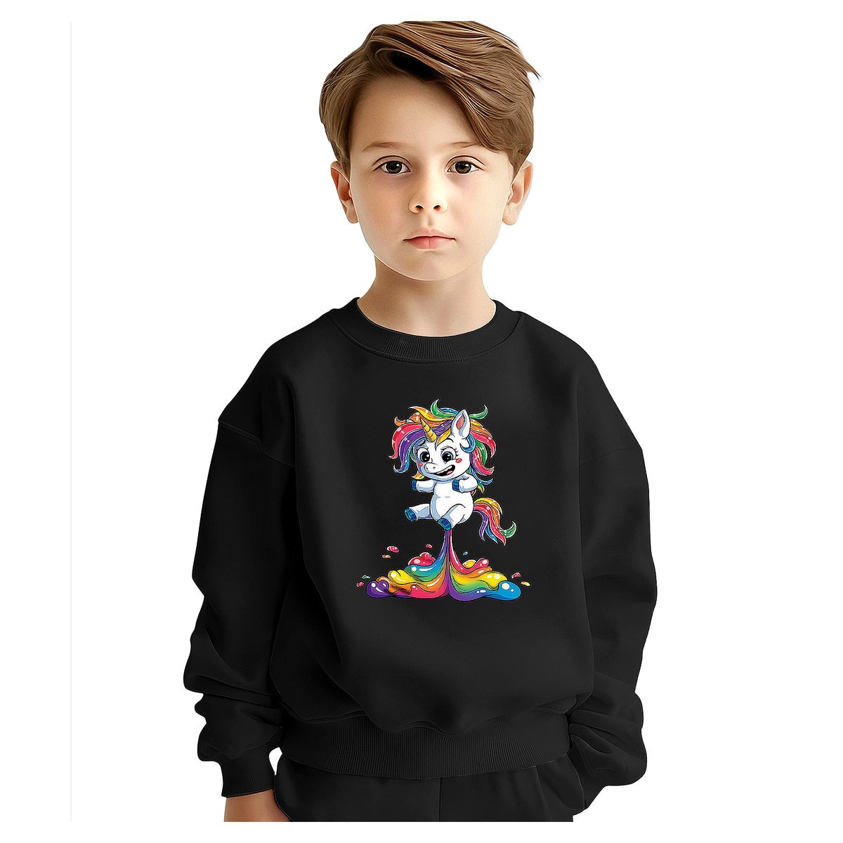 BLUZA DZIECIĘCA JEDNOROŻEC UNICORN TĘCZA 146-152 DLA CHŁOPCA DZIEWCZYNKI
