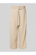 Spodnie sportowe damskie - Spodnie materiałowe z paskiem w talii model CARO - Only - miniaturka - grafika 1